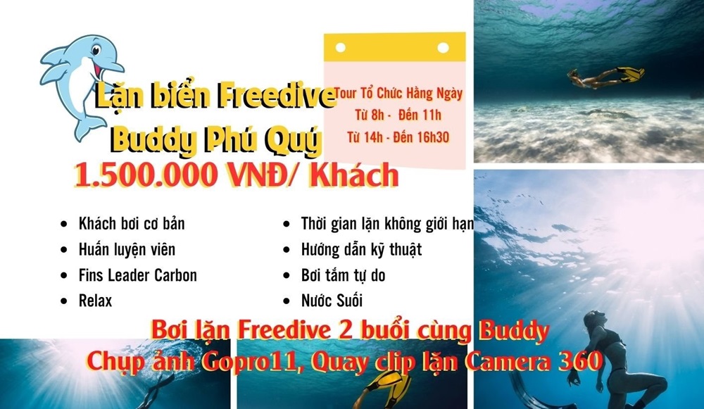 Lặn Biển Freedive Buddy Phú Qúy